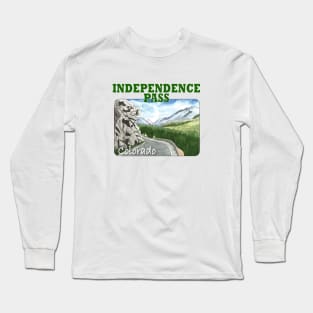 Independence Pass, Colorado Long Sleeve T-Shirt